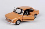 1:32 Silver / Orange Bburago 1972 Diecast BMW 2002 tii Model