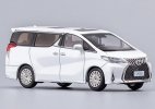 Black / White 1:64 Scale Diecast Lexus LM350 MPV Model