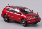 Black / White / Red 1:64 Scale Diecast Toyota Harrier SUV Model