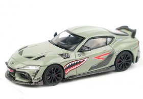 Green 1:64 Scale Diecast Toyota Supra A90 Model