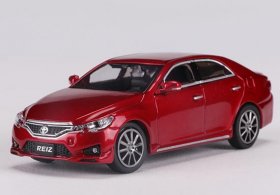 Red 1:64 Scale Diecast Toyota Reiz Model