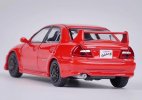 1:64 Black /White /Red Diecast Mitsubishi Lancer Evolution V Toy