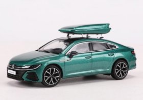 1:64 Scale Green / Blue Diecast VW Arteon R Liftback Model