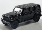 1:64 Scale Black Diecast Jeep Wrangler Sahara Toy