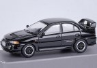 1:64 Black / White Diecast Mitsubishi Lancer Evolution IV Toy