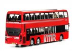 1:43 Red KMB Diecast ADL Enviro 500 Double Decker Bus Model