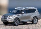 Silver / White 1:64 Scale Diecast Nissan Patrol Y62 Model