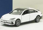 White /Black /Silver 1:38 Kids Diecast 2023 Hyundai Ioniq 6 Toy