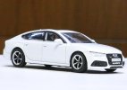 White 1:64 Scale Diecast Audi RS7 Sportback Quattro Model