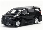 1:36 Scale Kids Black Welly Diecast 2024 Toyota Alphard MPV Toy