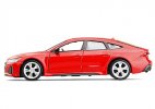 Kids Black / Red / Silver 1:35 Scale Diecast Audi RS7 Car Toy