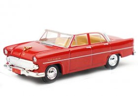 Red 1:64 Scale Diecast Dongfeng CA71 Sedan Golden Dragon Model