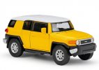 Yellow / Blue Kids 1:36 Welly Diecast Toyota FJ Cruiser Toy