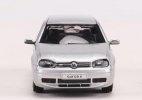 Silver 1:64 Scale Diecast VW Golf Mk4 Model