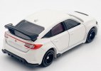 Kids 1:64 Scale White NO.78 Diecast Honda Civic Type R FL5 Toy