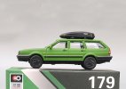 1:64 Scale Green / Yellow Diecast VW Santana Wagon Model