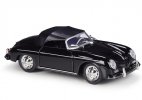 Black 1:24 Scale Welly Diecast Porsche 356A Speedster Model