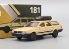 1:64 Scale Green / Yellow Diecast VW Santana Wagon Model