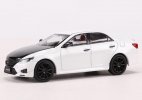 Black-White 1:64 Scale Diecast Toyota Mark X GRX133 Model