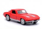 1:36 Scale Red / Blue Kids Diecast Chevrolet Corvette Car Toy