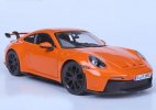 1:24 Scale Bburago Orange / Green Diecast Porsche 911 GT3 Model