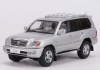 Silver / Black / White / Golden 1:64 Diecast Lexus LX470 Model