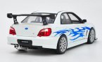 1:24 Scale Welly White Diecast Subaru Impreza WRX STI Model