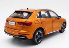 White / Blue / Orange 1:18 Scale Diecast 2019 Audi Q3 SUV Model