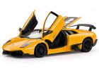 Yellow / Orange 1:24 Diecast Lamborghini Murcielago SV Model