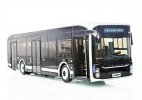 1:42 Black Overseas Edition Diecast Yutong U12 City Bus Model