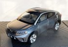 1:43 Scale Gray Diecast 2015 Trumpchi EV-Coupe Model