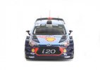 Blue 1:43 Scale WRC Diecast Hyundai i20 Coupe Model