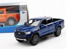 1:27 Scale Blue / Orange Maisto Diecast 2019 Ford Ranger Model