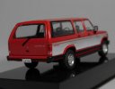 Red 1:43 IXO Diecast 1993 Chevrolet Veraneio Custom Model