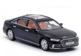 1:64 Scale Black Diecast 2021 Audi A8L Horch Limousine Toy