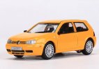 Yellow 1:64 Scale Diecast VW Golf GTI Mk4 Model