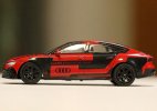 Red-Black 1:64 Scale Diecast Audi RS7 Sportback Quattro Model