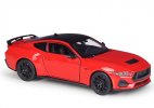 1:25 Scale Welly Blue/ Red Diecast 2024 Ford Mustang GT Model