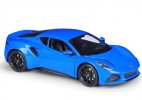 1:24 Scale Welly Blue / Red Diecast Lotus Emira Model