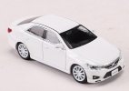 White 1:64 Scale Diecast Toyota Mark X GRX133 Model