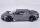 1:64 Scale Gray / Black Diecast 2019 Bugatti Chiron Toy