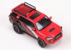 Red 1:64 Scale Diecast Toyota 4Runner TRD Pro Model