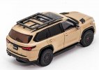 1:64 Scale Orange / Yellow / Black Diecast Toyota Sequoia Model