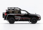 1:64 Scale Black Diecast Toyota Land Cruiser Prado 150 Model