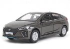 Gray / White / Red 1:38 Scale Diecast 2017 Hyundai Ioniq Toy