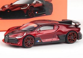 Kids 1:64 Scale Wine Red Diecast Bugatti Divo Toy