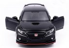 1:32 Gray / Black / White / Red Diecast Honda Civic Type R Toy