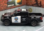 Black Police Diecast 2022 Ford F-150 Raptor Pickup Truck Toy