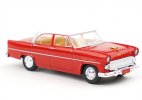 Red 1:64 Scale Diecast Dongfeng CA71 Sedan Golden Dragon Model