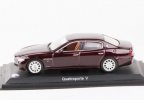 Wine Red 1:43 Scale Diecast Maserati Quattroporte V Model